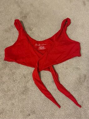 437 Red Bikini Top